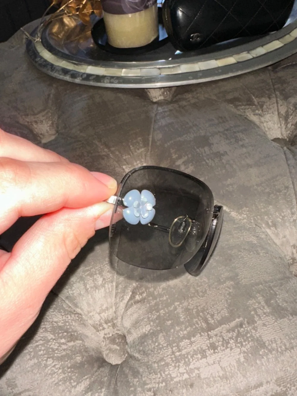 CHANEL flower sunglasses